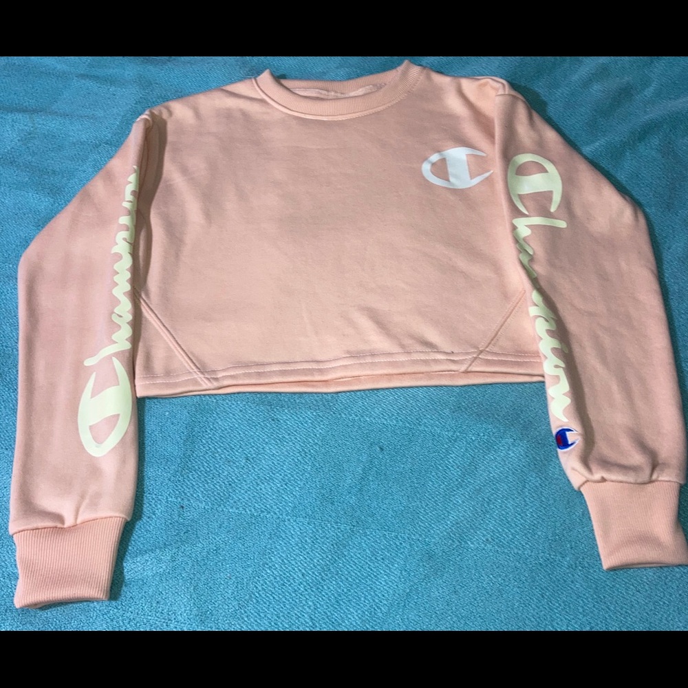 Champion long sleeve crop top